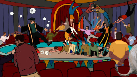 Acrobats image
